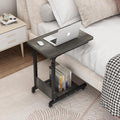 Adjustable Height C Table with Wheels and Storage R877896